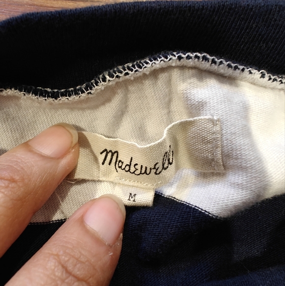 Madewell Stripped Shirt - Picture 2 of 6